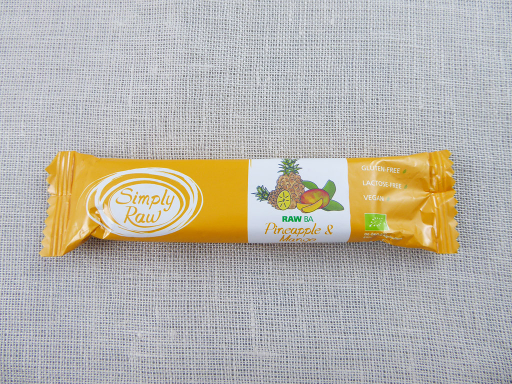 Batonėlis „Simply Raw: Pineapple & Mango“ (Ananasai ir mangai)