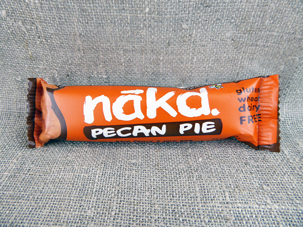 Batonėlis „Nakd: Pecan Pie“ (Batonėlis su pekano riešutais)