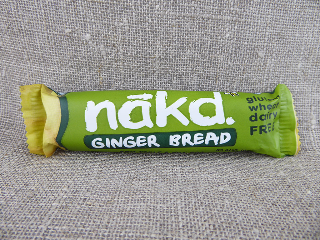 Batonėlis „Nakd: Ginger Bread“ (Batonėlis su imbieru)