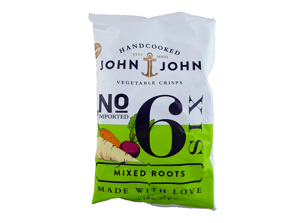 „John & John: Vegetable Crisps“ daržovių asorti